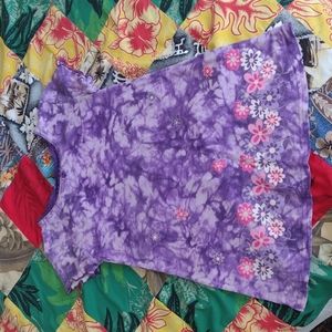 Children's Purple Tie Dye Dress